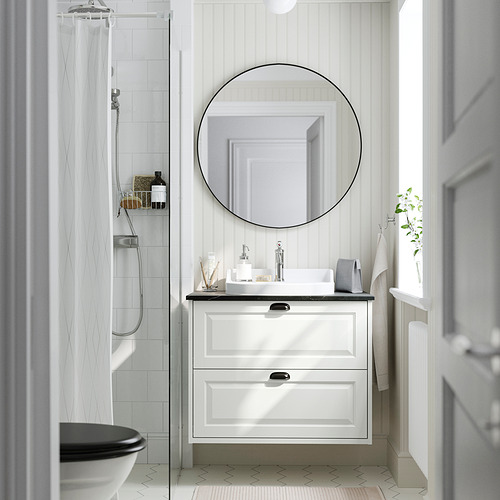 TÄNNFORSEN / RUTSJÖN, sink cabinet with drawers and HAMNSKÄR tap. 2 of 8 open dialog