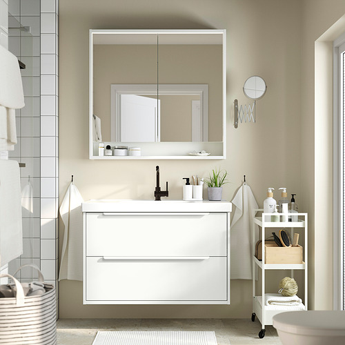 HAVBÄCK / ORRSJÖN, sink cabinet with drawers and LUNDSKÄR tap. 2 of 7 open dialog