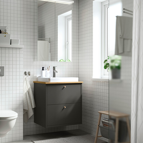 HAVBÄCK / ORRSJÖN, mueble lavabo con cajones y grifo DALSKÄR. 2 de 8 abrir diálogo