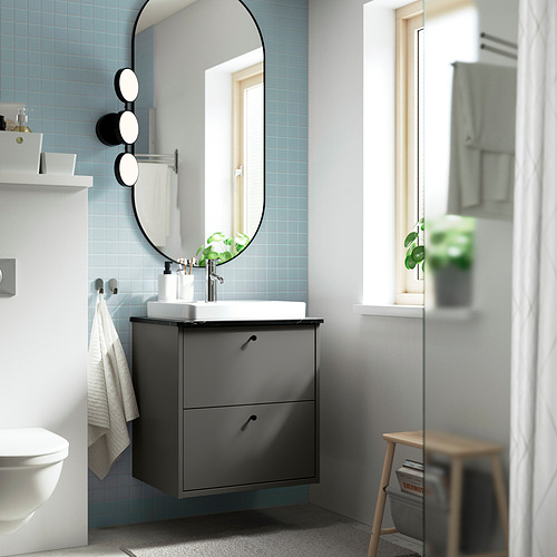 HAVBÄCK / ORRSJÖN, mueble lavabo con cajones y grifo DALSKÄR. 2 de 8 abrir diálogo