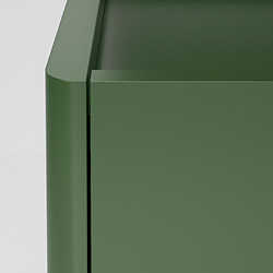 Measurement Illustration - IDÅSEN cabinet with doors and drawers
