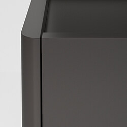 Measurement Illustration - IDÅSEN cabinet with doors and drawers