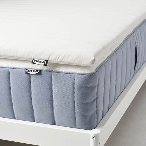 Acolchado de colchón Ikea, NÄSFJÄLLET, de 4 cm de grosor, añade comodidad, funda lavable.