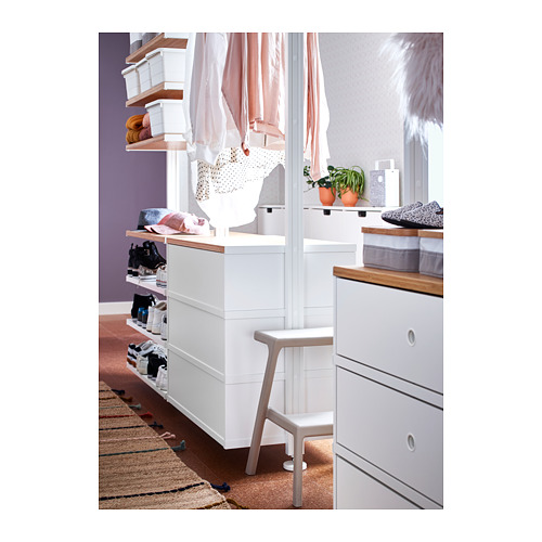 ELVARLI, 5 section shelf unit. 4 of 7 open dialog