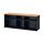 Select colour variation: black-blue, 61 3/8 "x14 3/4 "x23 1/4 "