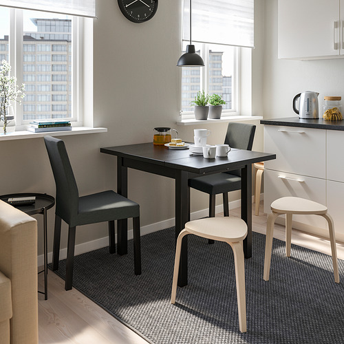 NORDVIKEN / KÄTTIL, mesa de ala abatible y 2 sillas. 3 de 9 abrir diálogo