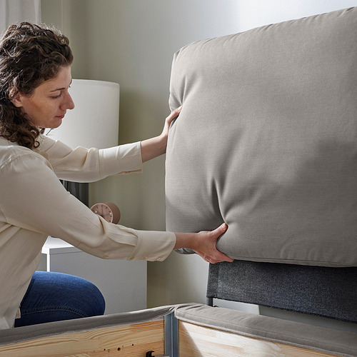 SAGESUND, upholstered bed frame Queen. 5 of 13 open dialog
