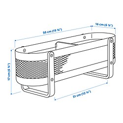 Measurement Illustration - RISATORP desk organizer