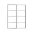 PAX pair of sliding door frames & rail 