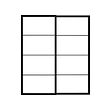PAX pair of sliding door frames & rail 