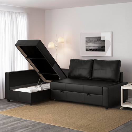 FRIHETEN, sofá cama 3 plazas con chaiselongue. 6 de 11 abrir diálogo