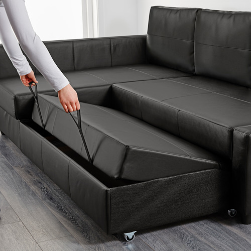 FRIHETEN, sofá cama 3 plazas con chaiselongue. 5 de 11 abrir diálogo