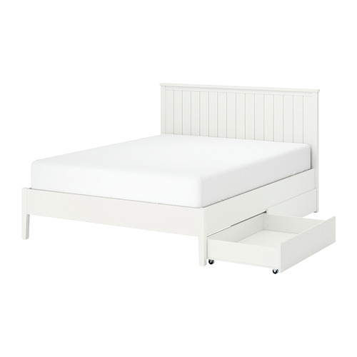 GULLABERG, bed frame with 2 storage boxes. 1 of 7 open dialog