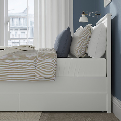 GULLABERG, bed frame with 2 storage boxes. 3 of 8 open dialog