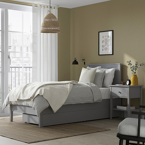 GULLABERG, bed frame with 2 storage boxes. 2 of 7 open dialog