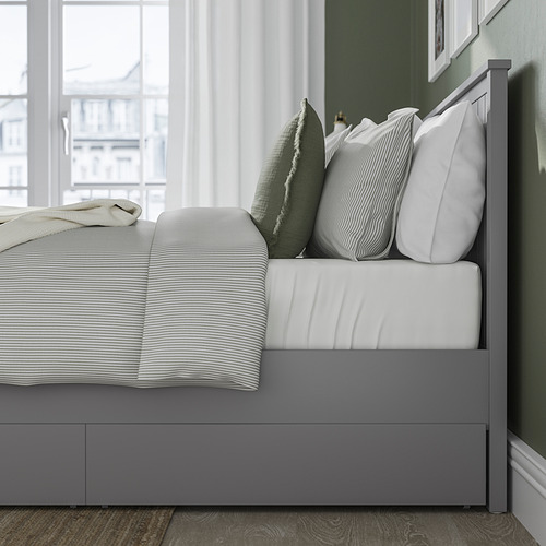 GULLABERG, bed frame with 4 storage boxes. 5 of 8 open dialog