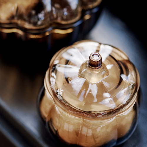 HÖSTAGILLE, scented candle in glass. 3 of 4 open dialog