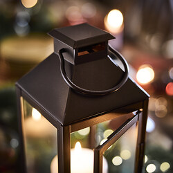 HÖSTAGILLE farol para vela gruesa