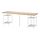 Select colour variation: White stained oak effect / white