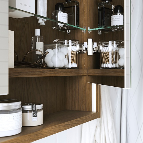 FAXÄLVEN, mirror cabinet w built-in lighting. 3 of 5 open dialog
