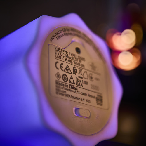 KUSTFYR, LED decorative table lamp. 3 of 4 open dialog