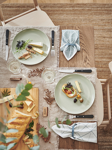 FÄRGKLAR, 18-piece dinnerware set. 5 of 5 open dialog