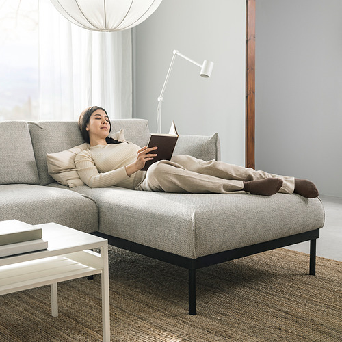 ÄPPLARYD, sofá 4 plazas con chaiselongue. 6 de 12 abrir diálogo
