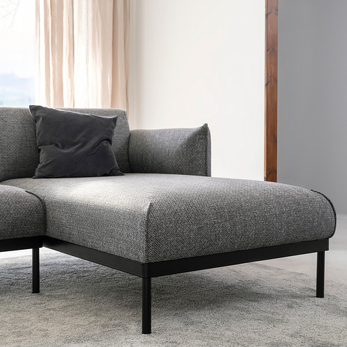 ÄPPLARYD, 3 seat sofa with chaiselongue. 4 of 11 open dialog