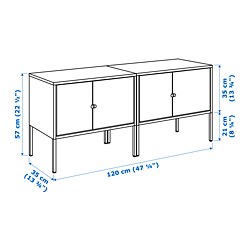 Measurement Illustration - LIXHULT storage combination