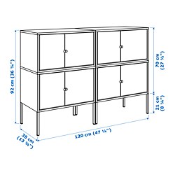 Measurement Illustration - LIXHULT storage combination