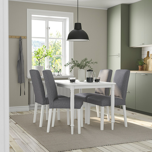 DANDERYD / BERGMUND, mesa de comedor y 4 sillas. 2 de 7 abrir diálogo