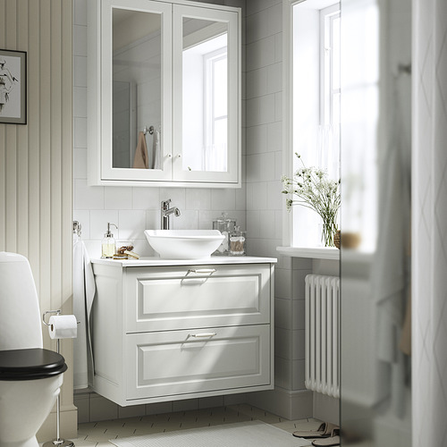 TÄNNFORSEN / VÄSTERSJÖN, mueble de lavabo con cajones/lavabo. 2 de 8 abrir diálogo