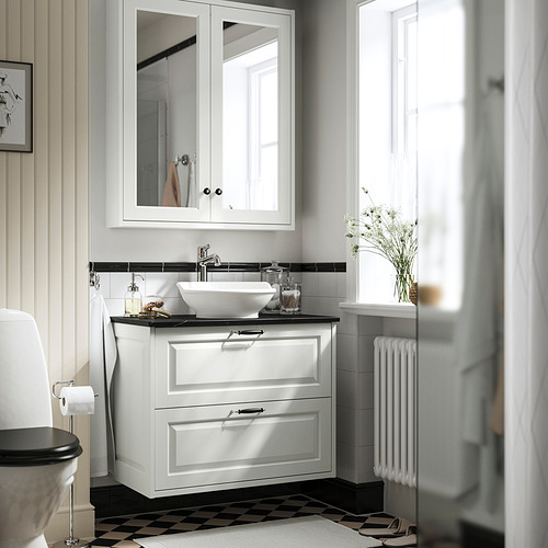 TÄNNFORSEN / VÄSTERSJÖN, mueble de lavabo con cajones/lavabo. 2 de 8 abrir diálogo