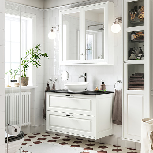 TÄNNFORSEN / VÄSTERSJÖN, mueble de lavabo con cajones/lavabo. 2 de 8 abrir diálogo