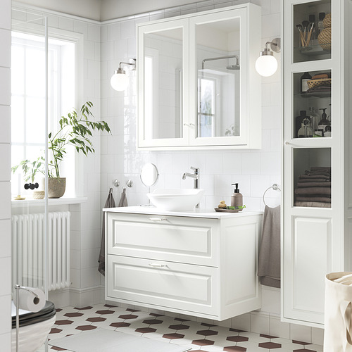 TÄNNFORSEN / VÄSTERSJÖN, mueble de lavabo con cajones/lavabo. 2 de 8 abrir diálogo