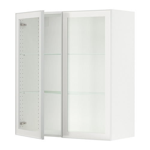 SEKTION, wall cabinet with 2 glass doors. 1 of 3 open dialog