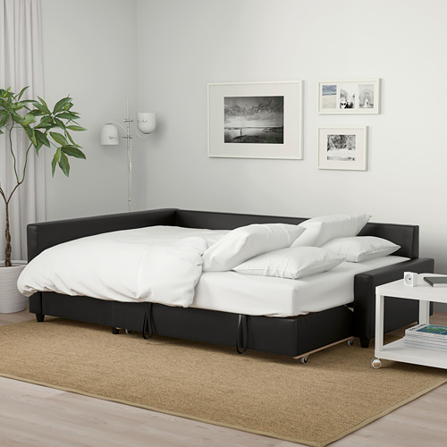 FRIHETEN, sofá cama 3 plazas con chaiselongue. 4 de 11 abrir diálogo