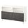 Select colour variation: KALLVIKEN dark gray/white, 47 1/4 "x16 1/2 "x29 1/8 "