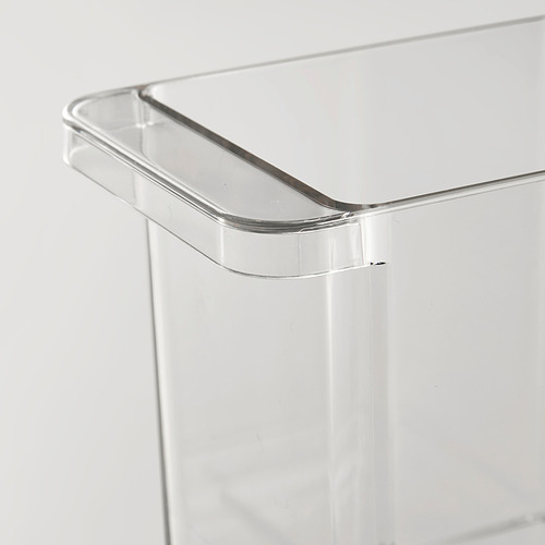 KLIPPKAKTUS, storage box for fridge, set of 3. 5 of 5 open dialog