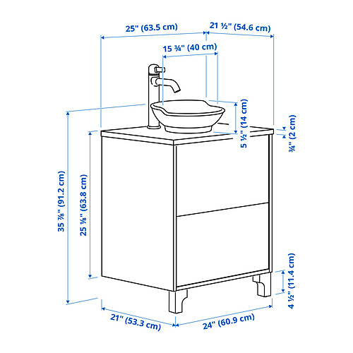 TÄNNFORSEN / VÄSTERSJÖN, wash-stnd w drawers/wash-basin. 8 of 8 open dialog