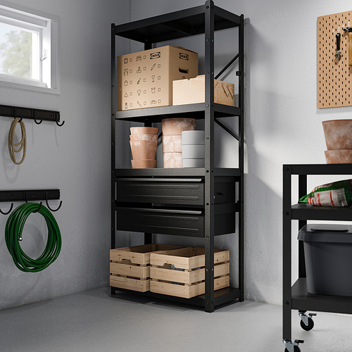 BROR, shelving unit with drawers/shelves. 2 of 2 open dialog