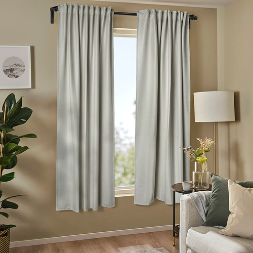 ANNAKAJSA, cortinas semiopacas, 2 unidades. 6 de 6 abrir diálogo