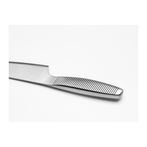 Cuchillo multiusos con mango ranurado, hoja afilada de acero inoxidable.