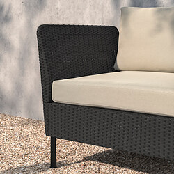 Ilustración de medidas - VITTSKÄR sillón de exterior modular