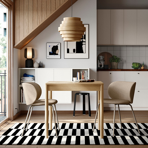 TONSTAD / KRYLBO, extendable table and 2 chairs. 2 of 7 open dialog