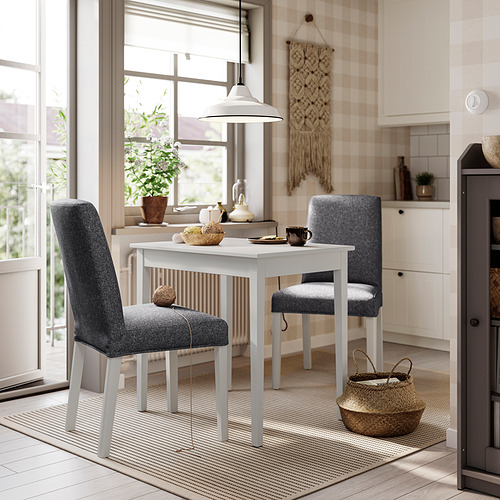 NÄSINGE / BERGMUND, dining table and 2 chairs. 2 of 7 open dialog