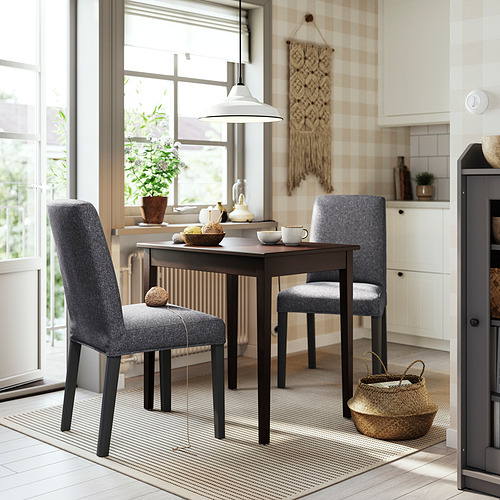 NÄSINGE / BERGMUND, mesa de comedor y 2 sillas. 2 de 7 abrir diálogo