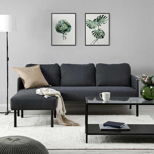 GLOSTAD, sofá 3 plazas con chaiselongue. 2 de 8 abrir diálogo