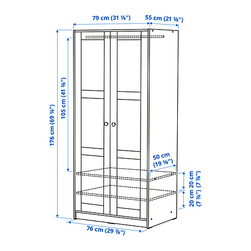 RAKKESTAD, wardrobe. 4 of 4 open dialog