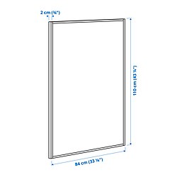 Measurement Illustration - MITTZON whiteboard/noticeboard